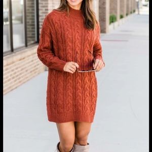 🇺🇸Pink Lily Sweater Dress